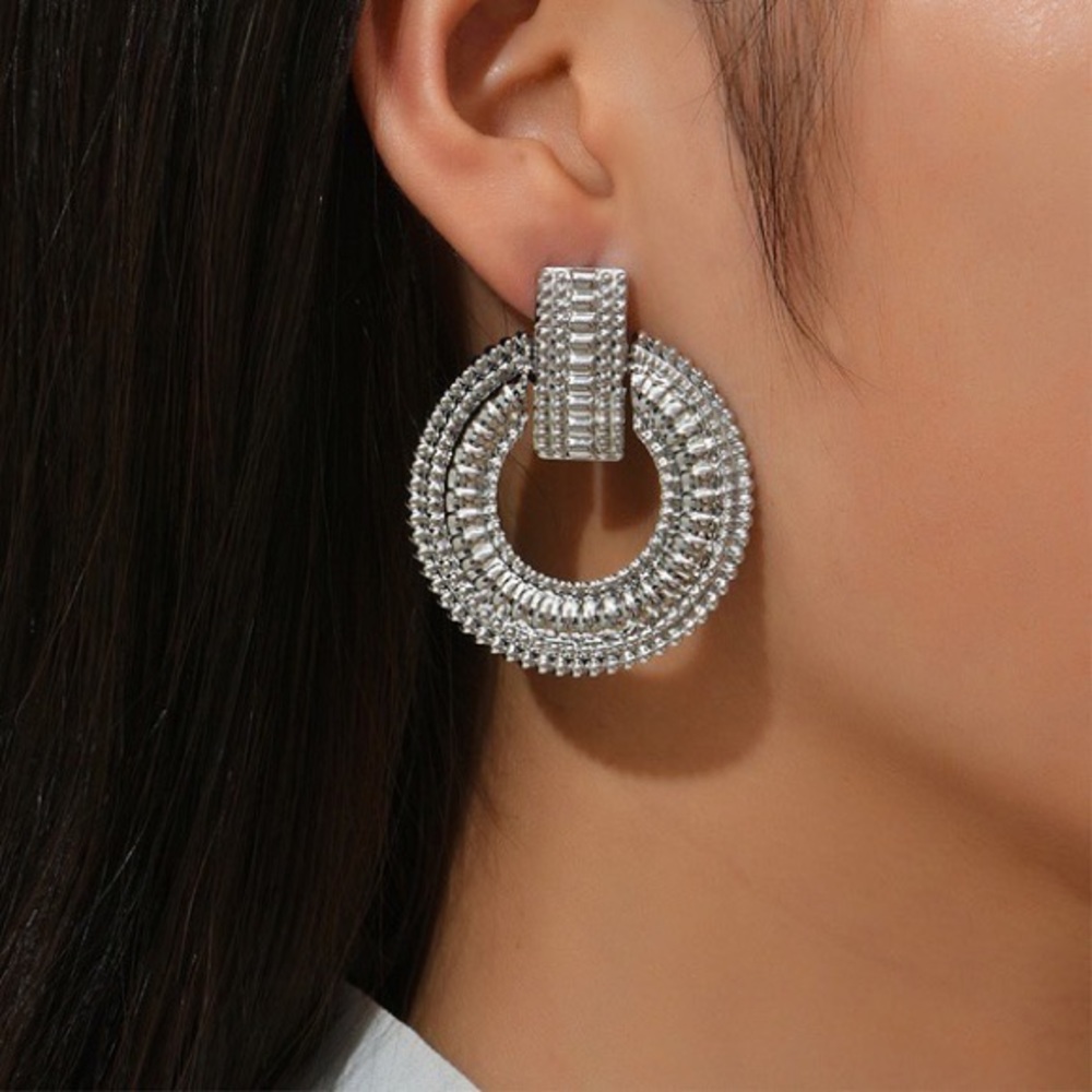 Silver plated earrings